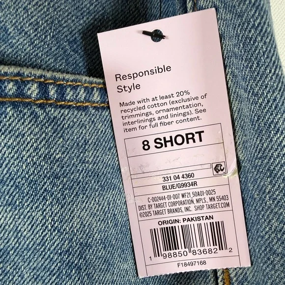 Wild Fable™ Women's Low-Rise Baggy Jeans - Medium Wash 8S - Picture 4 of 11